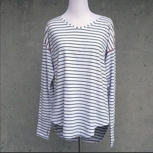 LULULEMON long sleeve shirt, striped, XL or 16
